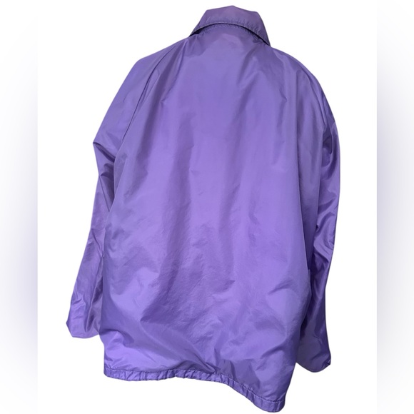 Vintage Apres Sport Snap up Nylon Jacket with Cotton lining size large - Picture 2 of 8